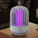 USB Electric Mosquito Killer Lamp Mosquito Zapper Trap-Grey