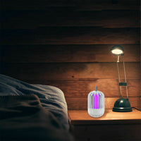 USB Electric Mosquito Killer Lamp Mosquito Zapper Trap-White