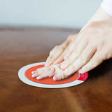 Baby Hand Foot Print Oil Newborn Footprint Handprint with 2Pcs Round Cards -Pink
