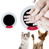 Baby Hand Foot Print Oil Newborn Footprint Handprint with 2Pcs Round Cards -Black