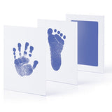Baby Hand Foot Print Kit Keepsake New born Footprint Handprint -Light Blue