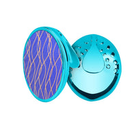 Painless Physical Hair Removal Exfoliation Tool Manual Hair Eraser for Body Arm Leg -Blue
