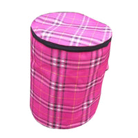 Multi-Purpose Detachable Foldable Bicycle Front Basket-Pink