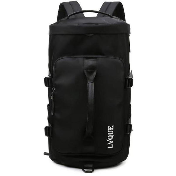 Large Capacity Travel Duffle Bag Sport Gym Backpack-Black