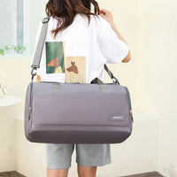 Travel Duffel Bags Portable Luggage Gym Bag-Grey