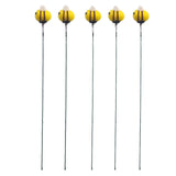 5Pcs Bee Stakes Ornaments for Indoor Outdoor Yard Patio Plant Pot Flower Bed