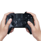 Wireless Controller for Switch with NFC Home Wake-Up Function Gyro Axis Turbo Vibration -Black