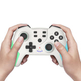 Wireless Controller for Switch with NFC Home Wake-Up Function Gyro Axis Turbo Vibration -White