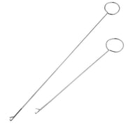 2-piece Set Loop Needle Hooks Needlework Tool Turning Fabric Tubes Straps Cross-Stitch