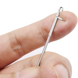 2-piece Set Loop Needle Hooks Needlework Tool Turning Fabric Tubes Straps Cross-Stitch