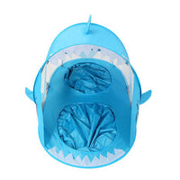 Beach Camping Tent With Pool Portable Kids Foldable Swim Sunshelter -Blue