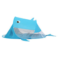 Beach Camping Tent With Pool Portable Kids Foldable Swim Sunshelter -Blue