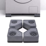 4Pcs 4.5cm Washing Machine Mats Height Anti Vibration Pad Non Slip Shock Pad