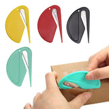 3Pcs Plastic Letter Openers Envelope Slitters Paper Knife Random Color