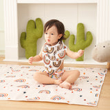 Baby Toddler Kids Messy Splat Mat Feeding High Chair Waterproof Messy Mat-Style 1