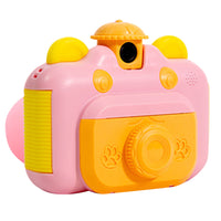 4000W Pixel Kids Instant Print Camera Photo Paper Set with 32GB Card-Pink