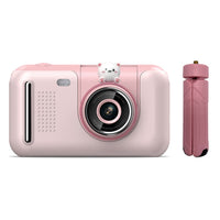 1080P Kids Selfie Flip Lens HD Compact Digital Photo and Video Camera-Pink