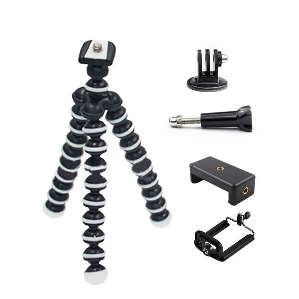 Flexible Octopus Phone Tripod Stand for Phone GoPro Camera for Video Recording-S