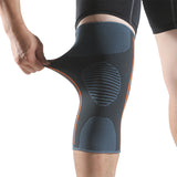 Pair of Knee Brace Sport Knee Sleeve Knee Pads Grey