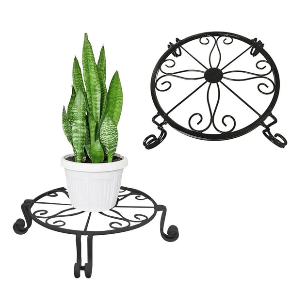 Plant Flower Pot Stands Heavy Duty Potted Holder Indoor Outdoor Supporting Rack