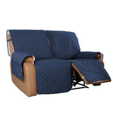 Water Resistant Non-Slip Split Recliner Couch Cover Sofa Chair Slipcovers 2-seater-Navy