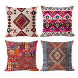 4Pcs Set Boho Printed Pillow Cases Cushion Covers Pillow Covers