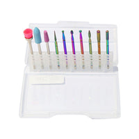 10pcs Nail Art Grinding Drill Bits Manicure Pedicure Nail Tools