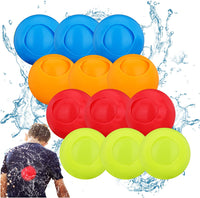 16Pcs Reusable Water Balls Quick Fill Water Balloons Bombs Water Fight Toy for Kids Adults