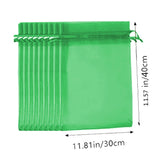 20pcs Fruit Net Bags Garden Vegetable Protection Drawstring Mesh Insect Proof-L