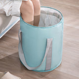 Foldable Outdoor Travel Foot Bath Bucket Portable Foot Spa with Storage Bag Style 2