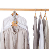 4Pcs Clothes Hanger Connector Band Cascading Clothes Space Saving Organizer