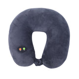 Travel U Shaped Neck Massage Pillow Vibrating Neck Pillow Neck Support Pillow - Grey