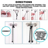 5Pcs Baby Safety Cabinet Locks Rope Child Safety Cabinet Latches Door Locks for Home Safety