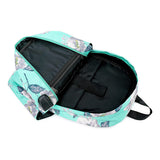 3 Piece School Backpack Lunch Bag Pencil Pouch for Teens Green