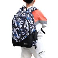 6-Wheeled Rolling School Backpack with Crossbody Bag and Pen Bag
