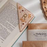 Hand Stitched Embroidered Corner Bookmark-Style 1