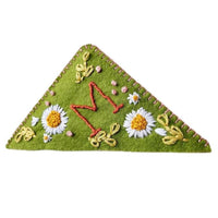 Hand Stitched Embroidered Corner Bookmark-Style 2