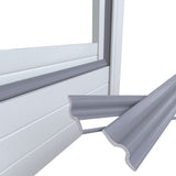 5M Window Draft Stopper Self Adhesive Door Seal Strip Grey