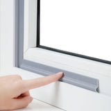 5M Window Draft Stopper Self Adhesive Door Seal Strip Grey