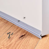 5M Window Draft Stopper Self Adhesive Door Seal Strip Grey