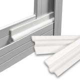 5M Window Draft Stopper Self Adhesive Door Seal Strip White