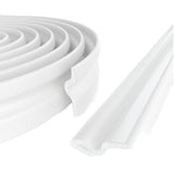 5M Window Draft Stopper Self Adhesive Door Seal Strip White