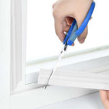 5M Window Draft Stopper Self Adhesive Door Seal Strip White
