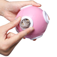 1Pc Reusable Anti Winding Laundry Ball Washer Dryer Balls Floating Lint Cleaning Ball Clothes Hair Cleaning Tool Pink