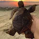 Sea Turtle Figurine Statue Tortoise Sculptures Indoor Outdoor Home Garden Decor Ornament
