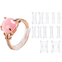 12pcs Invisible Tightener Ring Size Reducer Resizing Adjuster Pad Jewellery Tools