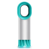 USB Rechargeable Bladeless Fan Portable Cooling Bladeless Fan Desktop Fan White