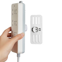 4Pcs Set Socket Holder Plug Fixer Sticker Punch-free Power Strip Holders
