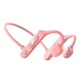 Bone Conduction Headphones Wireless Bluetooth 5.0 Sweatproof Sport Earphone Pink