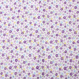 FancyGrab 7Pcs DIY Cotton Fabric Printed Cloth Sewing Quilting Fabrics for Patchwork Purple